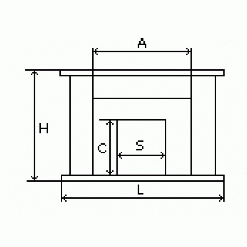 Dimplex (Ирландия) - Портал Dimplex Ampir под очаг Opti-Myst Cassette 400